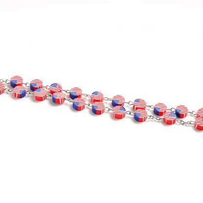 American Flag St. Michael Rosary Amen Artisan