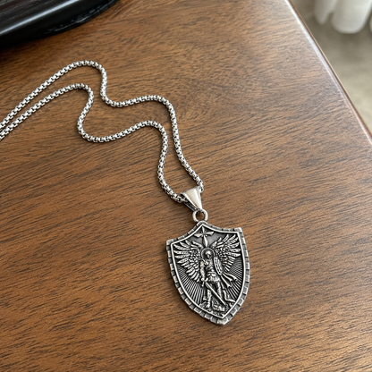 St Michael Necklace - Amen Artisan