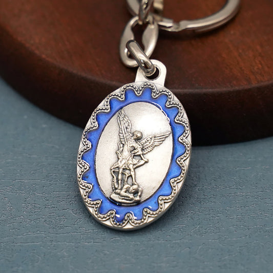 Enamel Archangel Michael -- Sacred Gift of Protection and Guidance Amen Artisan