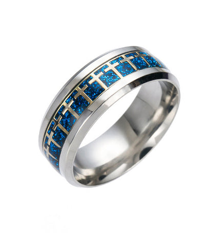 Titanium Steel Multi-Cross Ring | Amen Artisan