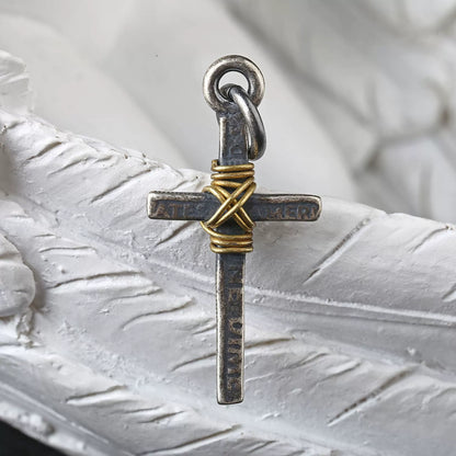 Amen Artisan Cross-Wrapped Pendant Necklace
