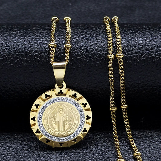 Amen Artisan Saint Benedict Medal Pendant