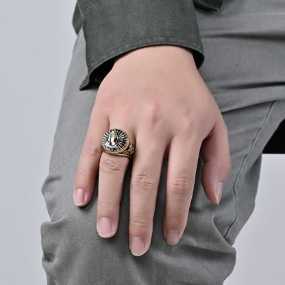 Amen Artisan Praying Hand Ring