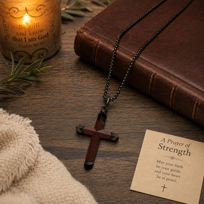 Quiet Strength Cross Necklace — A Daily Reminder of Faith