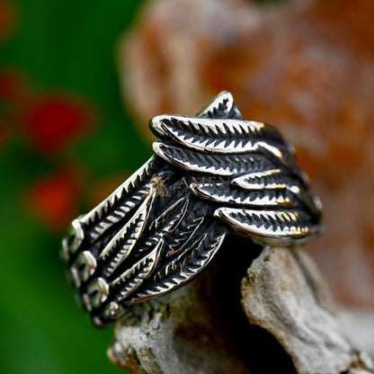 Holy Angel Wings Ring Amen Artisan