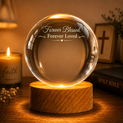 【Deal Today】Personalized Photo Crystal Night Light with Custom Quote and Names