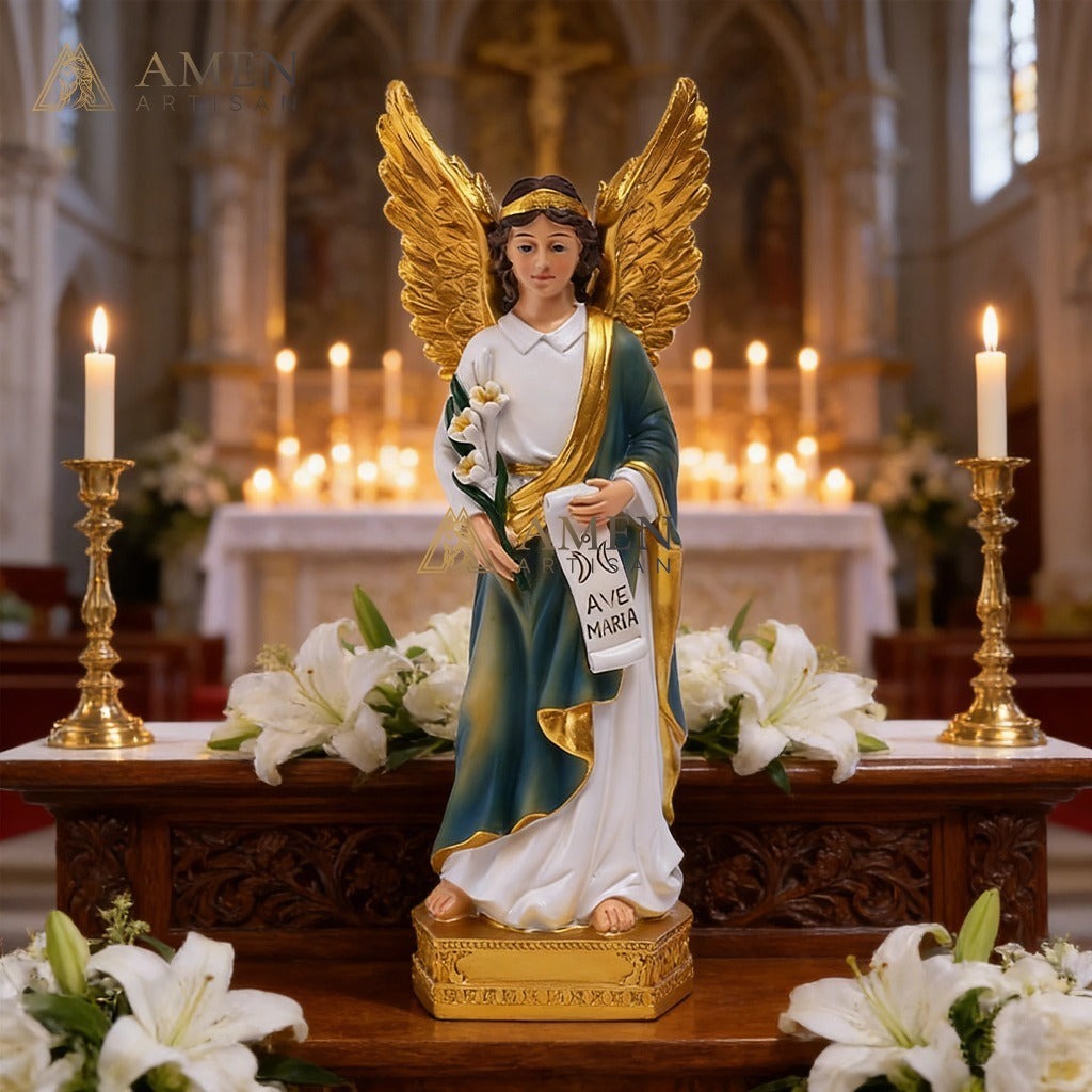 Saint Gabriel The Archangel Statue Amen Artisan