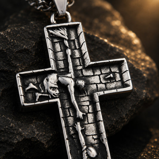 【Deal Today】Vintage Cross Pendant Necklace | Amen Artisan