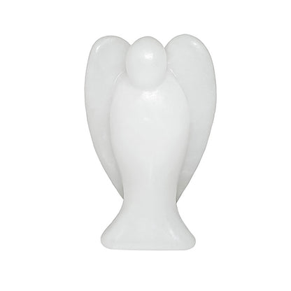 Hand-Carved Crystal Angel Frame – Peace, Guidance & Protection |  Amen Artisan