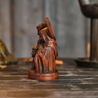 Holy Family Wood Carving