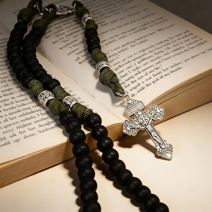 St. Michael the Archangel Tactical Paracord Rosary – Guardian of Courage Amen Artisan