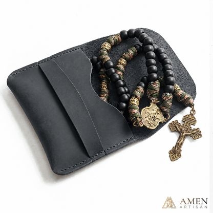 【Deal Today】Tactical Paracord Rosary – St. Michael Protection & Rugged Faith