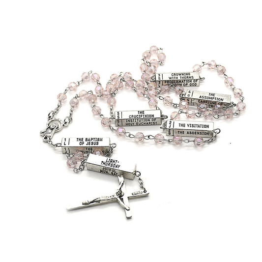 Five-Decade Rosary with Mystery Medals — Devotion