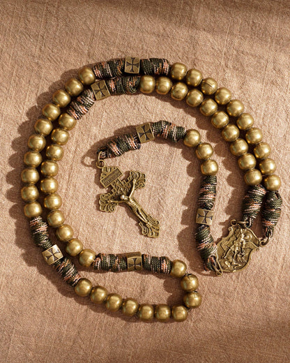 【Deal Today】Tactical Paracord Rosary – St. Michael Protection & Rugged Faith