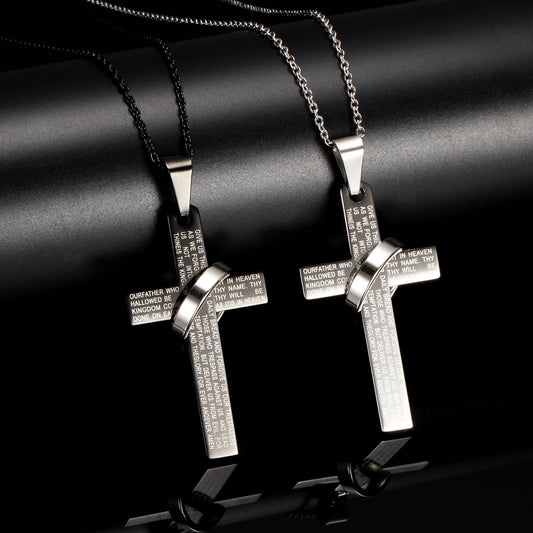 The Lord’s Prayer Cross Necklace — Wear Prayer and Strength Close