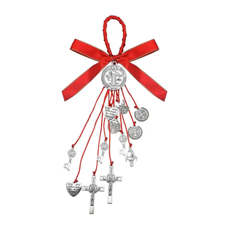 Saint Benedict Medal Hanging Ornament Amen Artisan