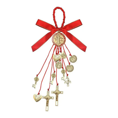 Saint Benedict Medal Hanging Ornament Amen Artisan