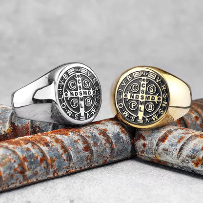 Saint Benedict Medal Ring Amen Artisan