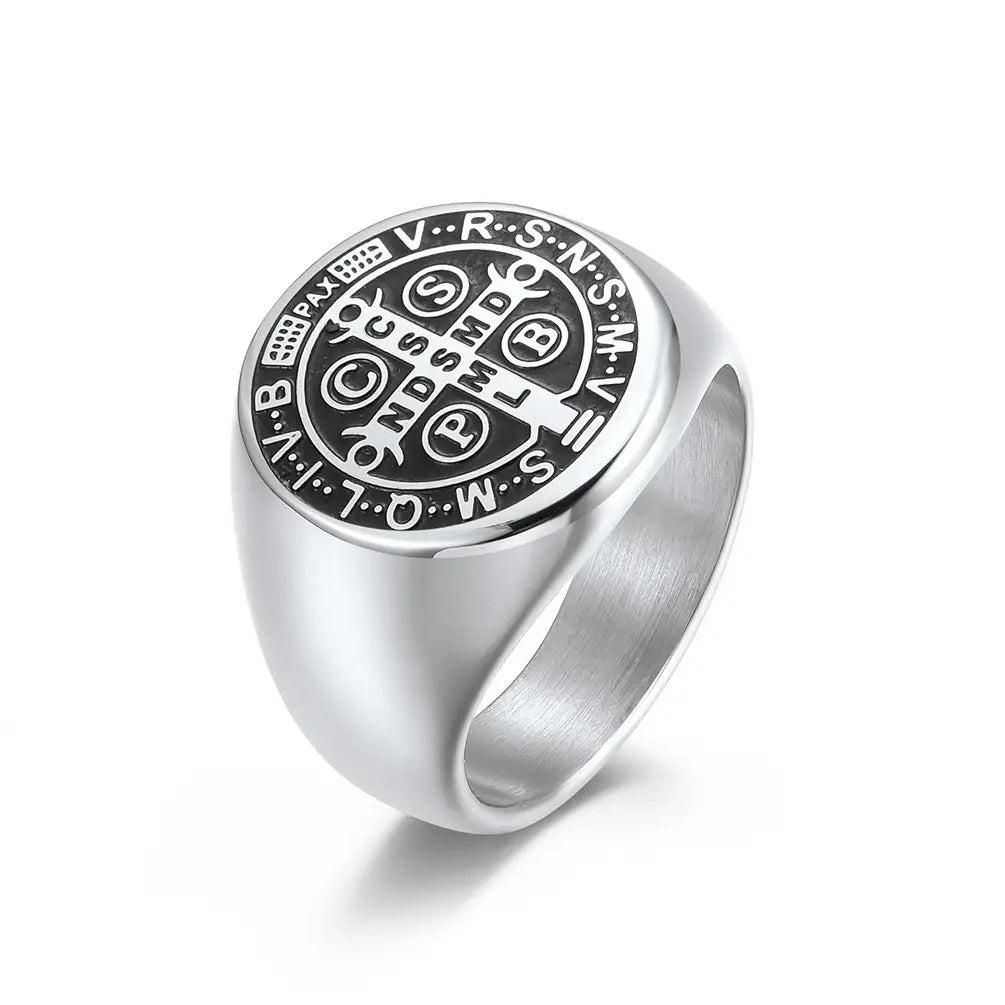 Saint Benedict Medal Ring Amen Artisan