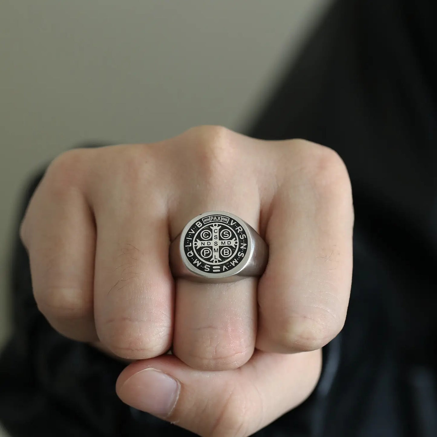 Saint Benedict Medal Ring Amen Artisan