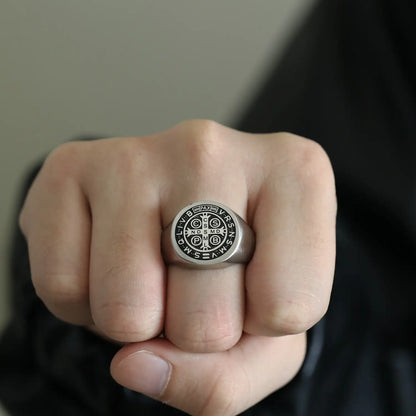 Saint Benedict Medal Ring Amen Artisan